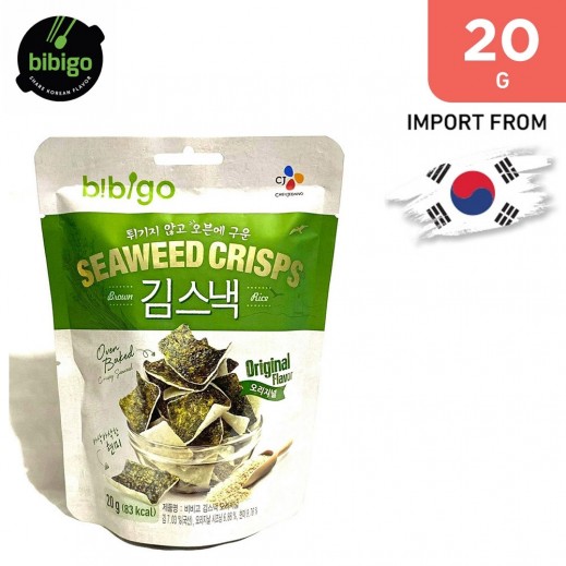 Buy Bibigo Seaweed Crisps Original Kim Snack 20 g توصيل