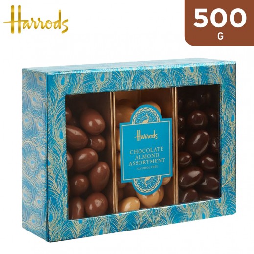 Buy Harrods Almond Chocolate Assortment 500 g توصيل