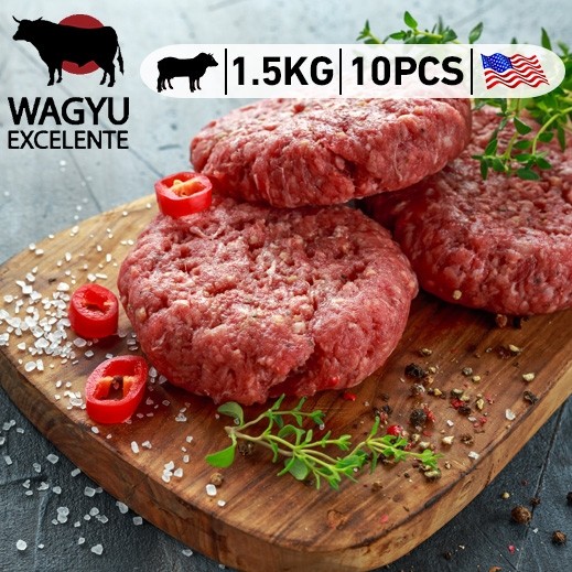 Buy Wagyu Excellent Frozen Beef Ground Chuck Burger 10s Patties 1.5 kg