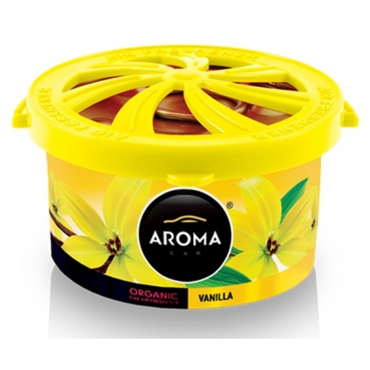 Aroma Organic Car Air Freshener Vanilla توصيل