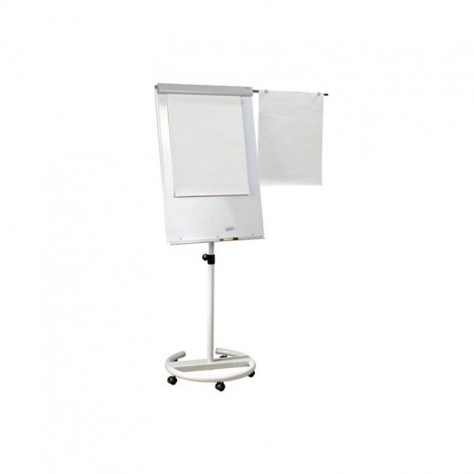 Value Pack Flip Chart White Board with Wheel Stand 70 x 100 cm (3