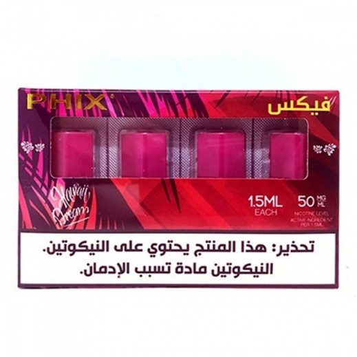اشتري فيكس سائل سيجارة فيكس بنكهة هاواي دريم 4 حبة توصيل Taw9eel Com