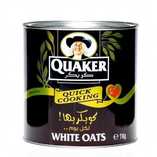 اشتري كويكر شوفان أبيض 1 كجم توصيل Taw9eel Com