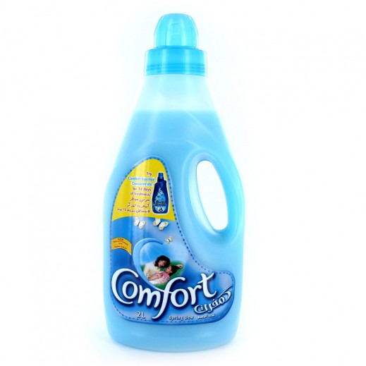 كومفورت منعم الأقمشة الأزرق ندى الربيع 2 لتر توصيل Taw9eel Com