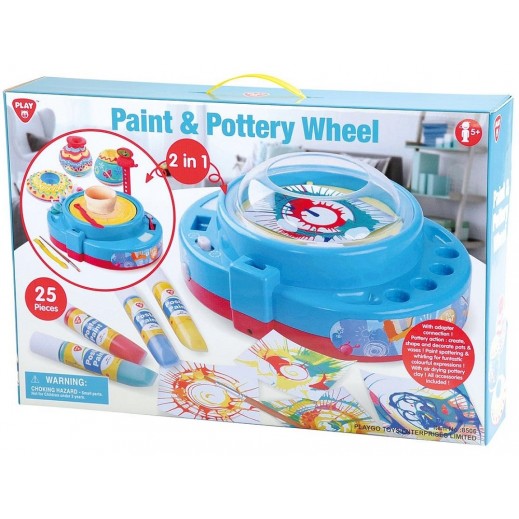 اشتري بلاي جو لعبة الرسم وصنع الفخار الدوارة 25 قطعة توصيل Taw9eel Com