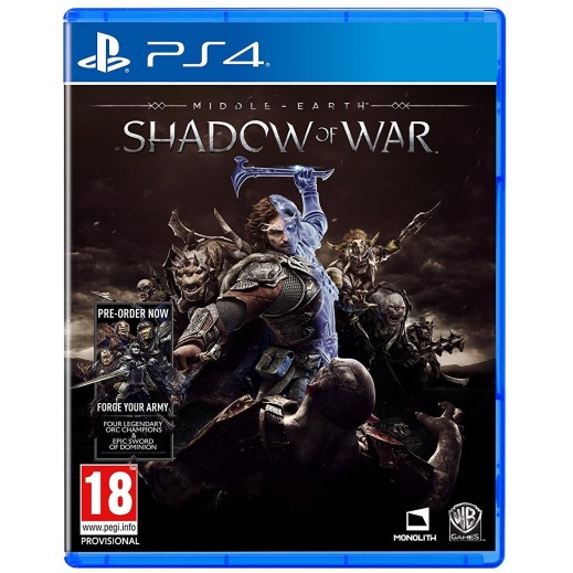 اشتري لعبة Middle Earth Shadow Of War لجهاز بلاي ستيشن 4 نظام Pal عربي توصيل Taw9eel Com