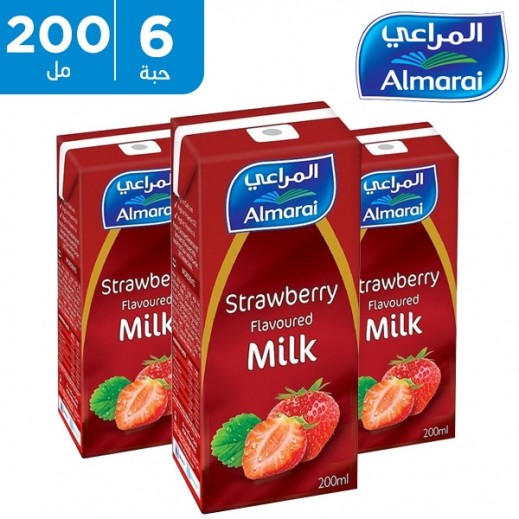 اشتري المراعي حليب طازج Uht بالفراولة 200 مل 5 1 مجانا توصيل Taw9eel Com