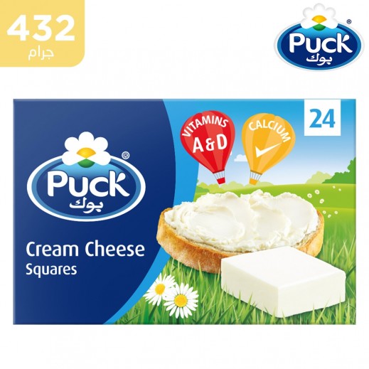 Puck Cream Cheese 6 500gm جبنة بوك سائله قابله للدهن ٦ ٥٠٠ جرام Qareeb