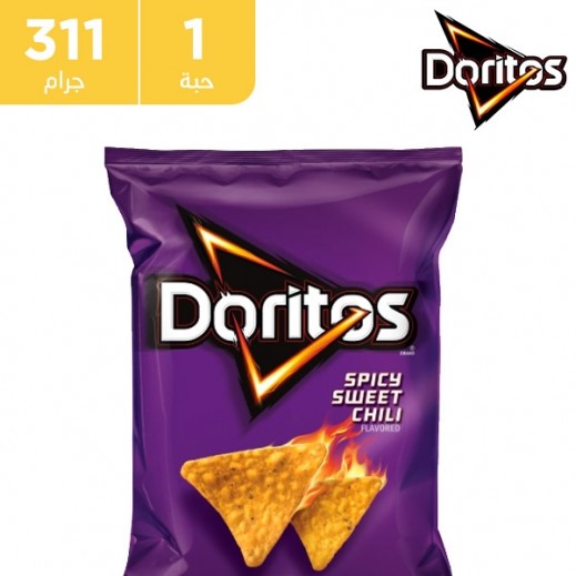 اشتري دوريتوس رقائق الذرة بطعم الفلفل الحلو 311 جم توصيل Taw9eel Com