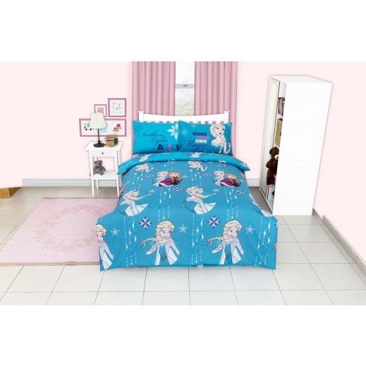 اشتري ديزني طقم لحاف فردي بتصميم فروزن 3 حبة يتم التوصيل بواسطة Sfc توصيل Taw9eel Com
