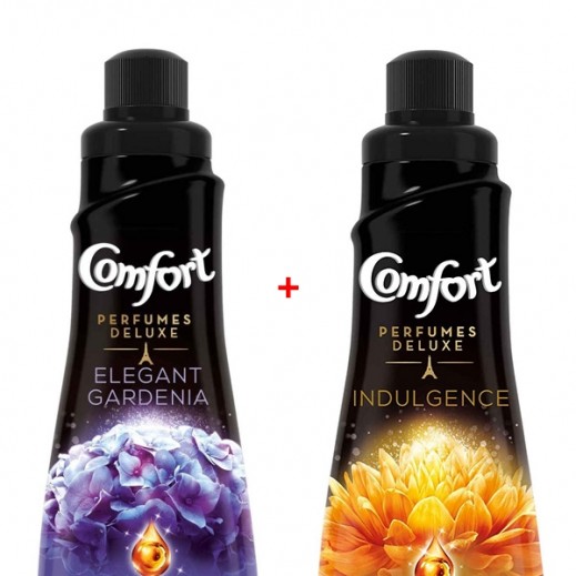 اشتري كومفورت منعم الأقمشة المركز بالغاردينيا والبنفسج 750 مل كومفورت منعم الأقمشة المركز بعطر الدلال 750 مل توصيل Taw9eel Com
