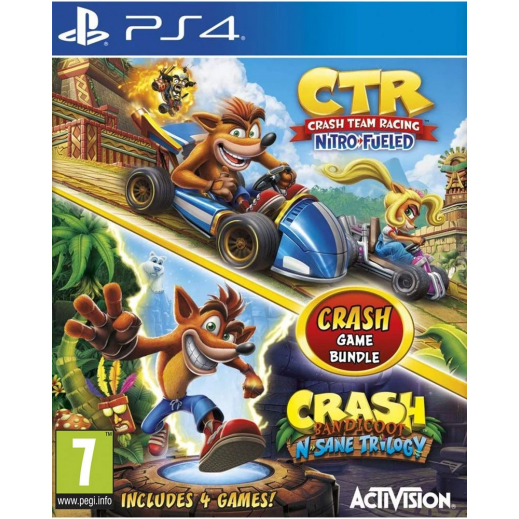 اشتري حزمة العاب Crash Bandicoot N Sane Trilogy Ctr Nitro Fueled لجهاز بلاي ستيشن 4 نظام Pal توصيل Taw9eel Com