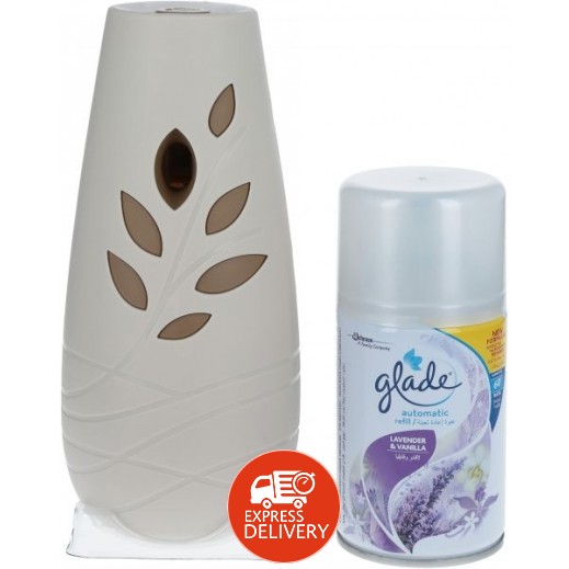 اشتري جليد - بخاخ اتوماتيك باللافندر والفانيلا مع حامل 269 مل | توصيل ...